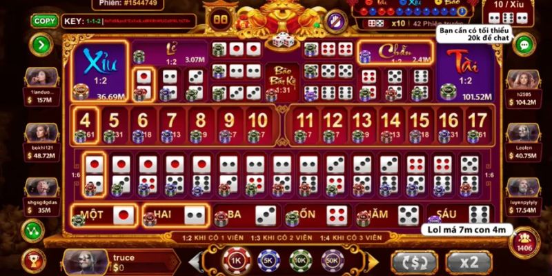 Sicbo tài phú MD5 B52 Club Hướng dẫn cách chơi sicbo tài phú MD5 B52 Club